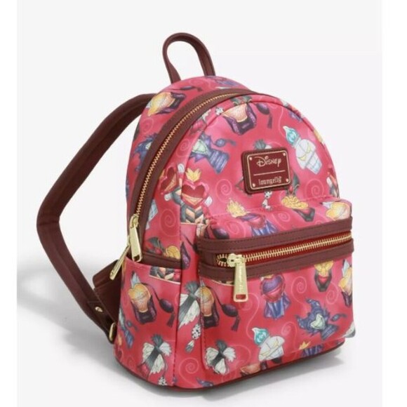 Loungefly Disney Villain Perfume Bottles Mini Backpack NWT NEW
